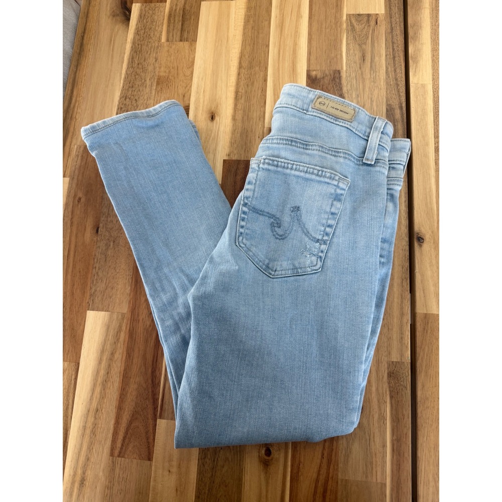 AG Jeans Women The Legging Ankle Super Skinny light wash 26